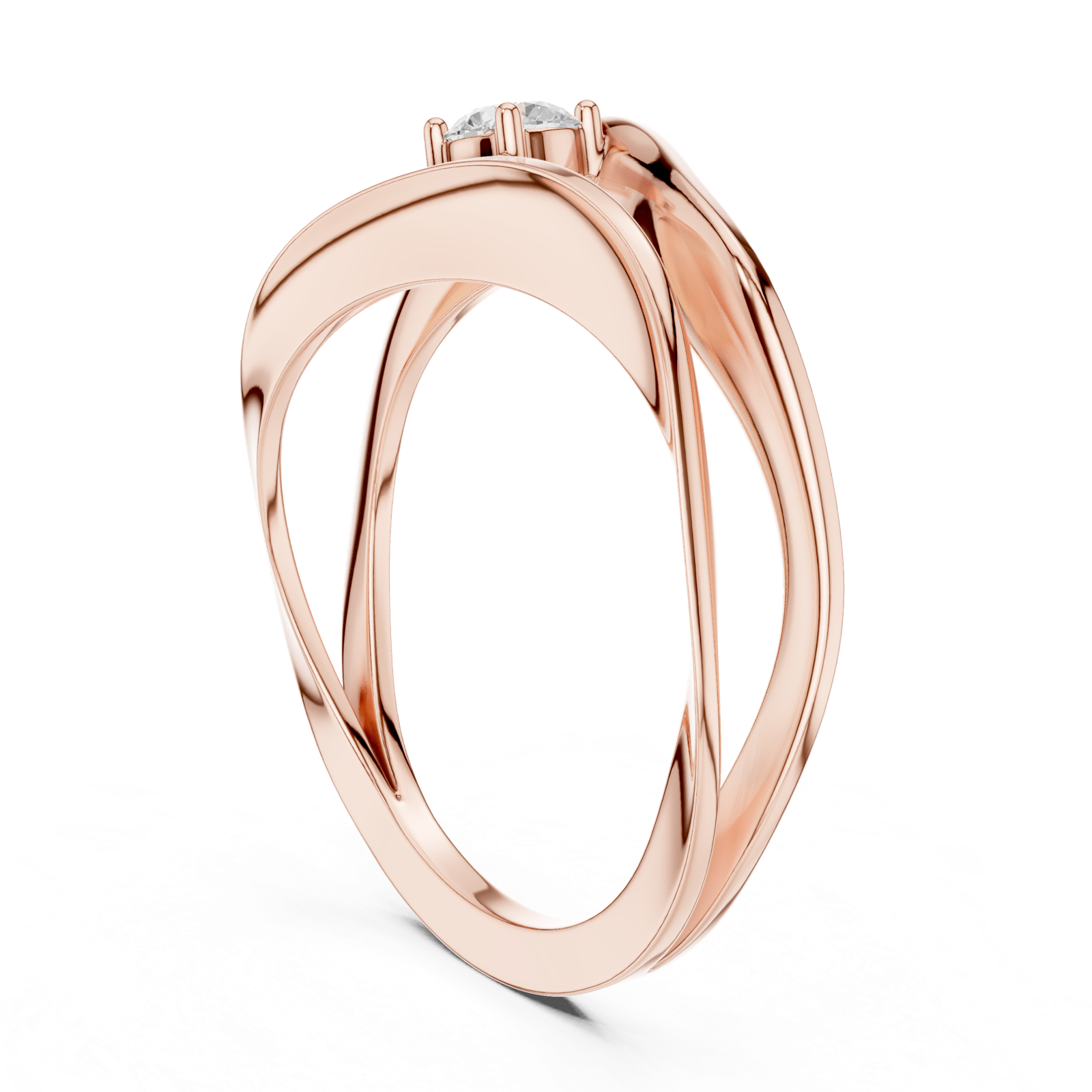 Gold Ring SBWR(66), Rose Gold
