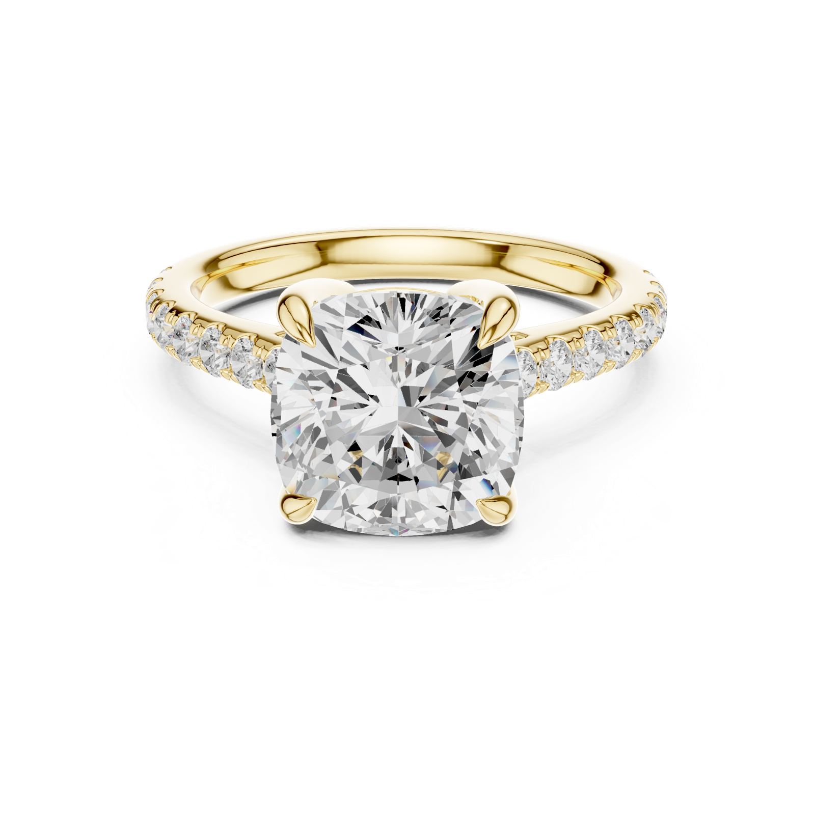 Gold Ring DDLR-1023, Yellow Gold