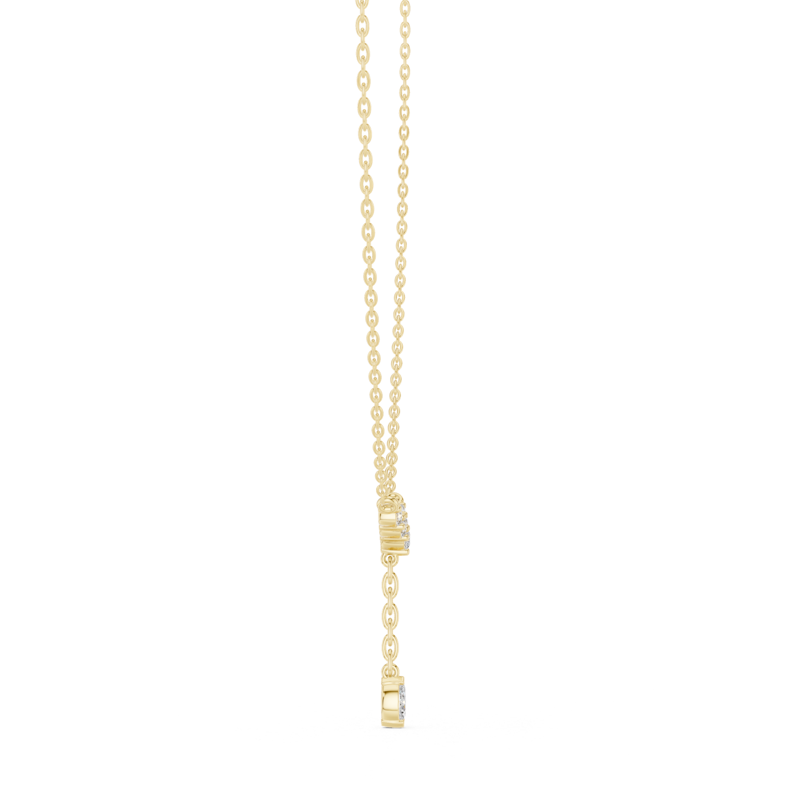 Gold Pendant GPD-0032, Yellow Gold, view 3