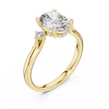 Gold Ring DDLR-164, Yellow Gold, view 2