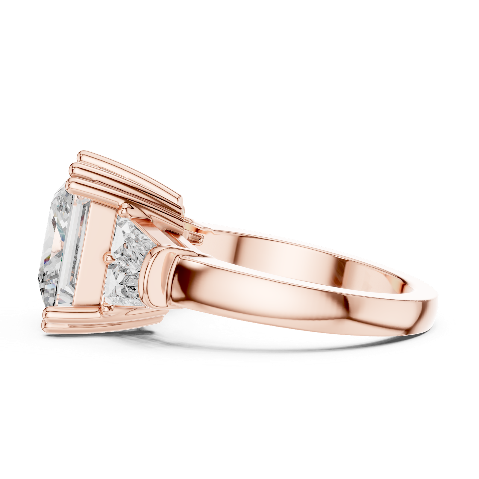 Gold Ring LR-0046, Rose Gold, view 3