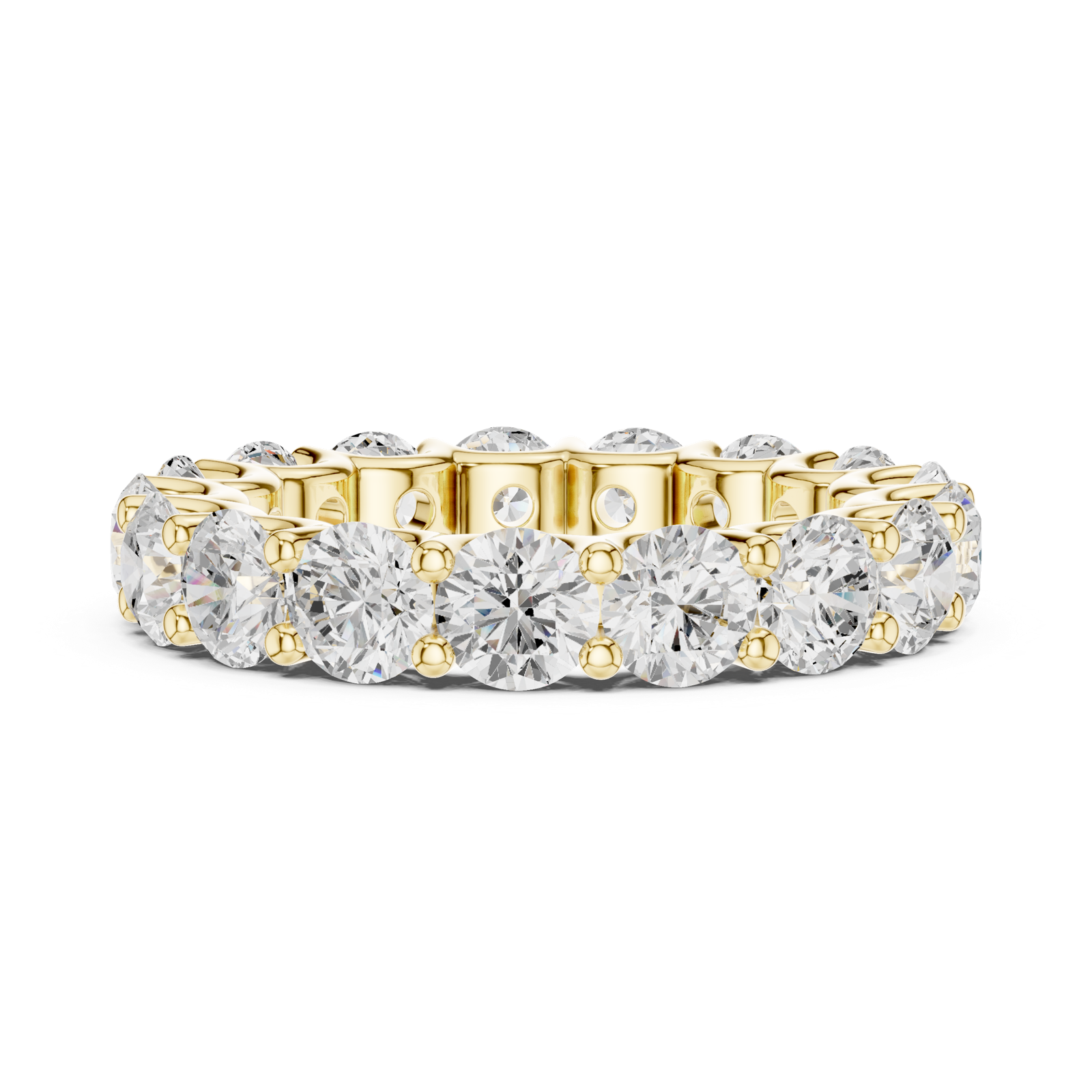 Gold Ring DDLR-659, Yellow Gold, view 3