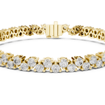Gold Bracelet GLBR-0021, Yellow Gold, view 4
