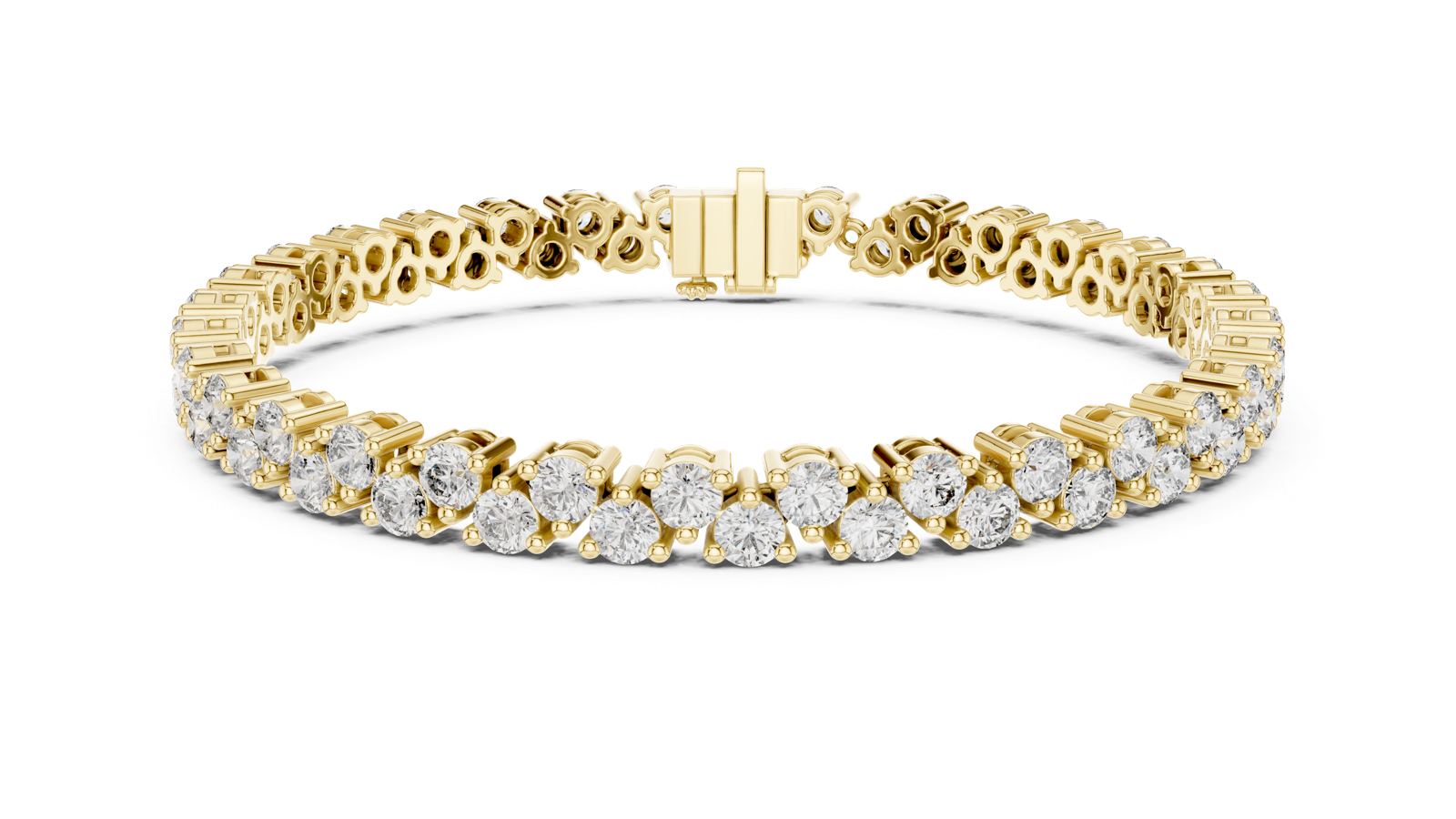 Gold Bracelet GLBR-0021, Yellow Gold, view 4