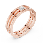 Gold Ring AGR-1, Rose Gold, view 2