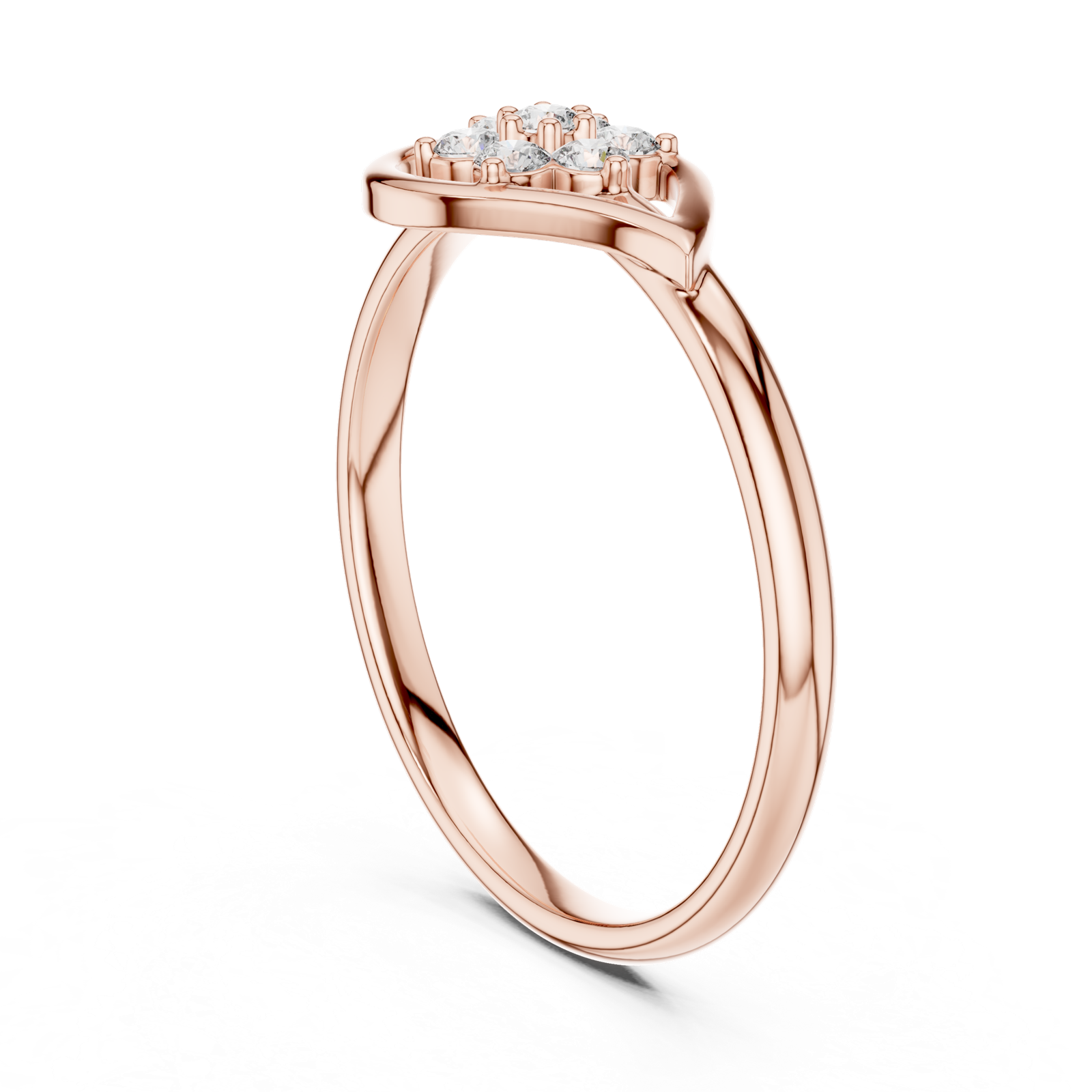 Gold Ring 1 (350), Rose Gold, view 1