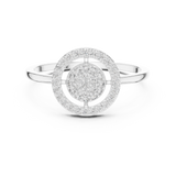 Gold Ring DR-6317, White Gold