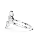 Gold Pendant 9-10070L, White Gold, view 3