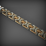14K Solid Gold Men's Cuban Link Chain Necklace, Yellow Gold