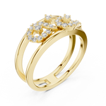 Gold Ring LR-01 (72), Yellow Gold, view 2