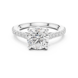 Gold Ring DDLR-882, White Gold, view 4