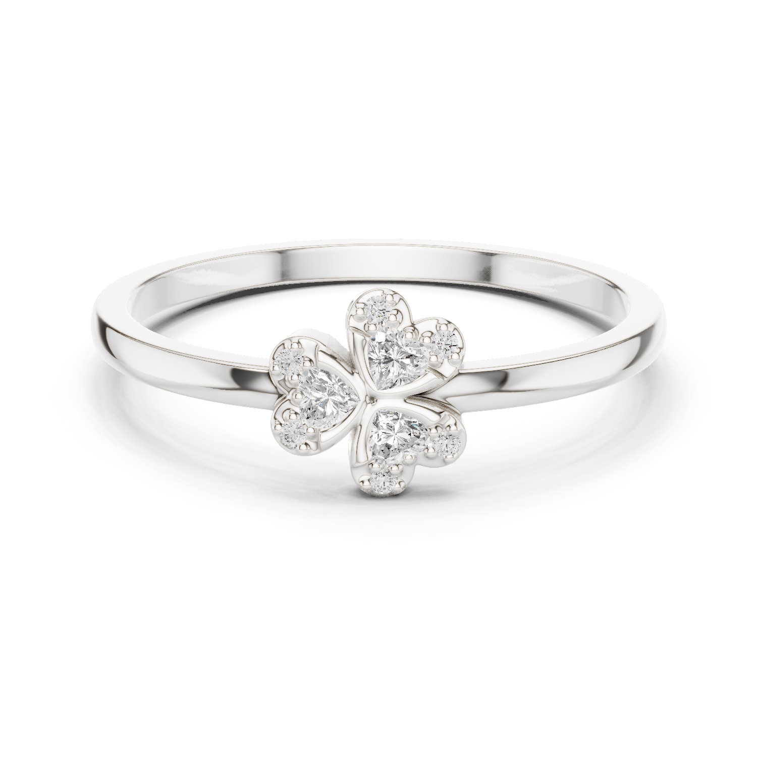 Gold Ring DDLR-812, White Gold