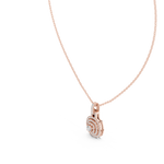 Gold Pendant GPD-0005, Rose Gold, view 2