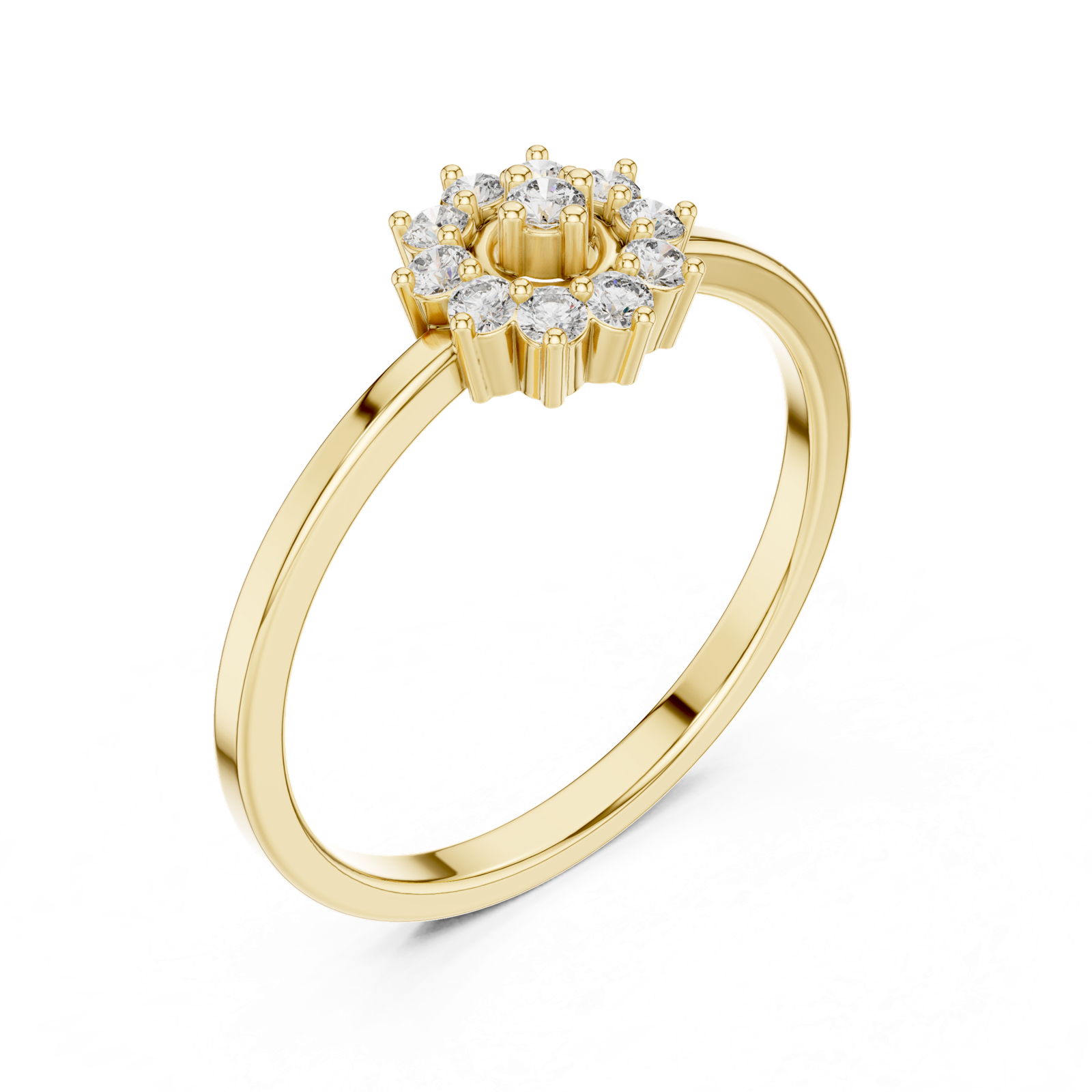 Gold Ring LR-01 (98), Yellow Gold, view 2