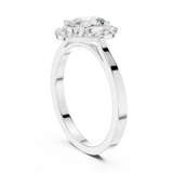 Gold Ring ALR-115, White Gold