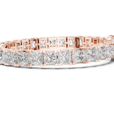 Gold Bracelet GLBR-0031, Rose Gold, view 3