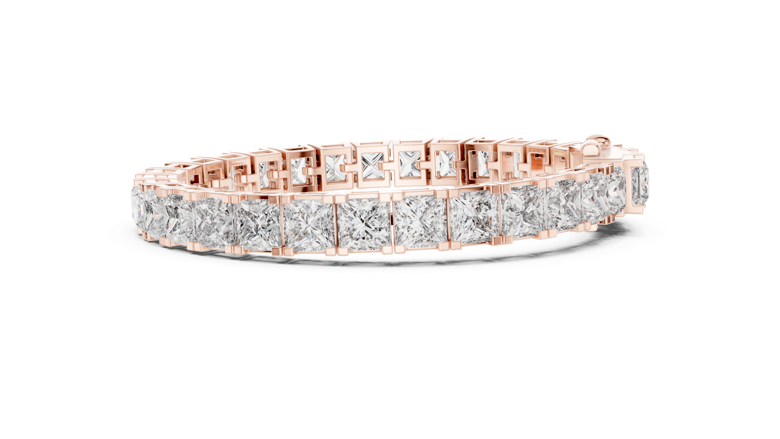 Gold Bracelet GLBR-0031, Rose Gold, view 3