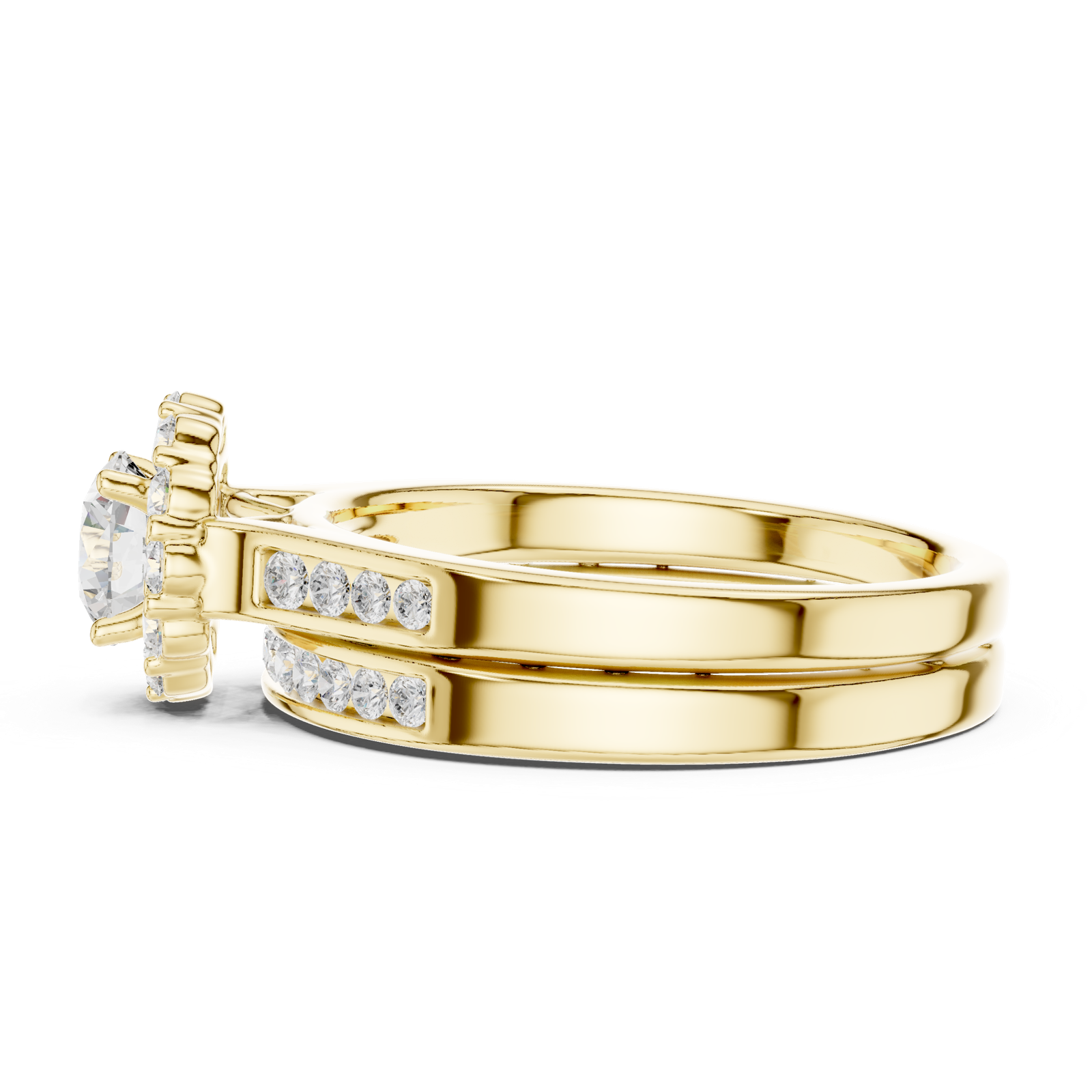 Gold Ring LR-0269, Yellow Gold, view 3