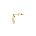 Gold Earrings SBER(13), Yellow Gold, view 3