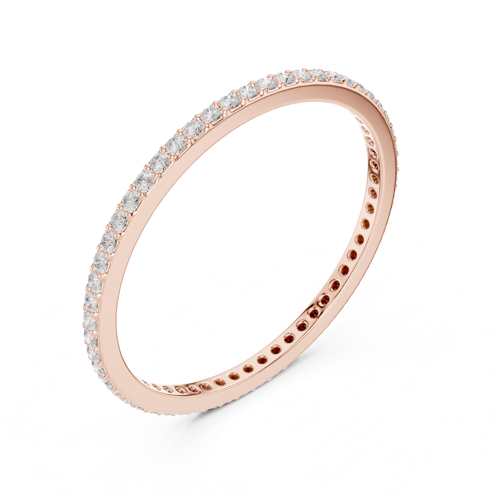 Gold Ring DDLR-807, Rose Gold, view 2