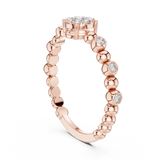 Gold Ring 19-120010L, Rose Gold, view 1