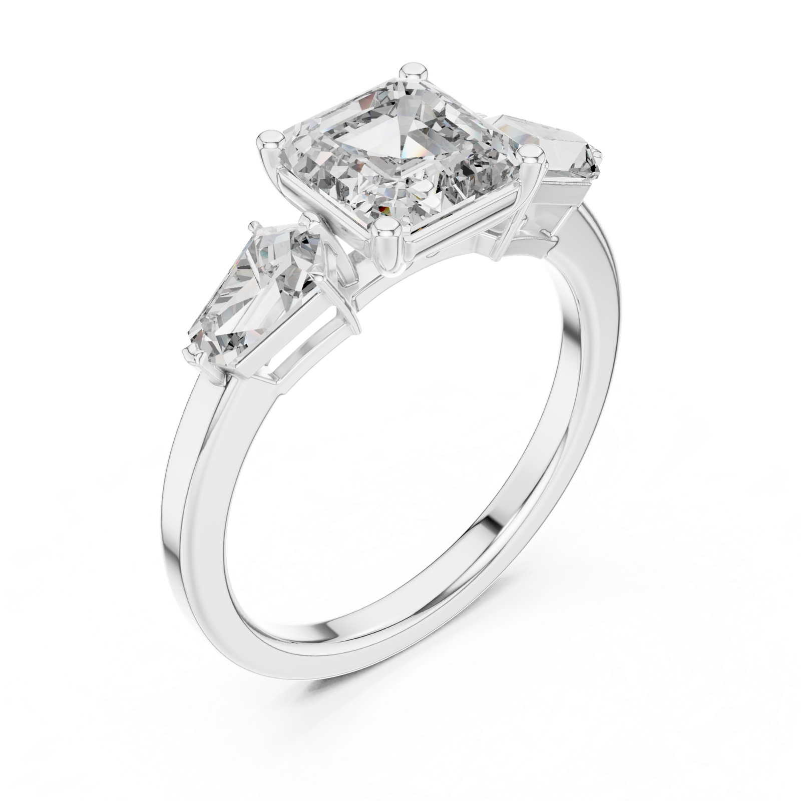 Gold Pendant 9-10034L_SS11, White Gold, view 2