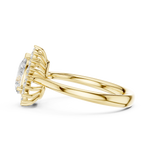 Gold Ring DDLR-699, Yellow Gold, view 3