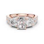 Gold Ring DDLR-717, Rose Gold