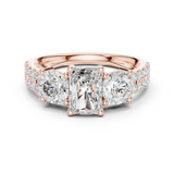 Gold Ring DDLR-717, Rose Gold
