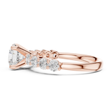Gold Ring DDLR-642, Rose Gold, view 3