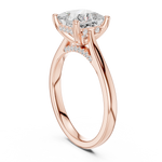 Gold Ring DDLR-988, Rose Gold, view 1