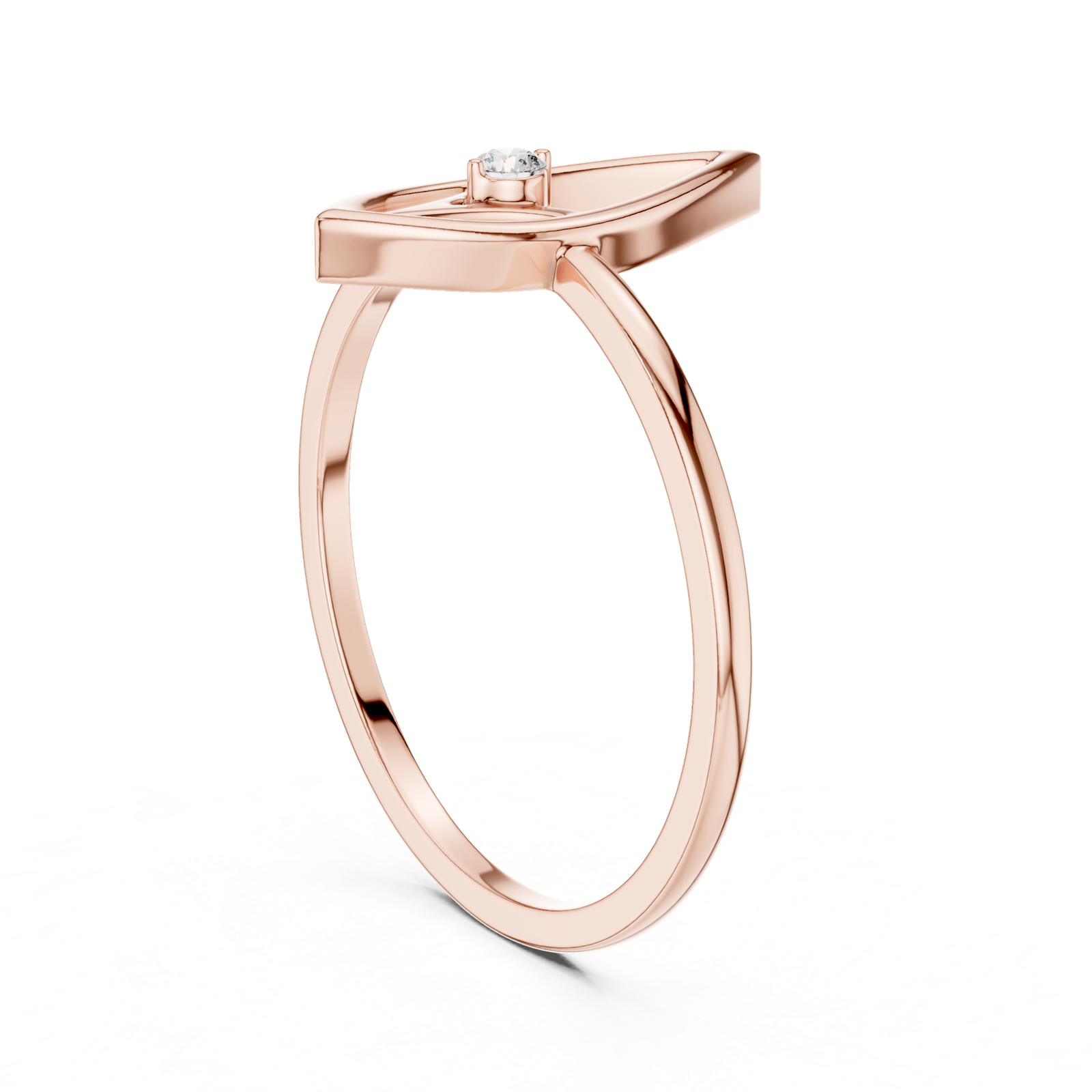 Gold Ring DR-6190, Rose Gold