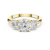 Gold Ring DDLR-1099, Yellow Gold, view 4
