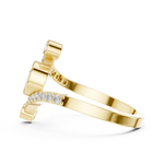 Gold Ring ALR-276, Yellow Gold, view 3