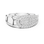 Gold Ring LR-01 (5), White Gold, view 4