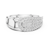 Gold Ring LR-01 (5), White Gold, view 4