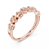 Gold Ring 12-10058@L, Rose Gold, view 2