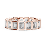 Gold Ring DDLR-217, Rose Gold, view 3