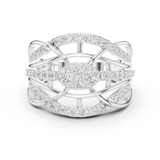 Gold Ring DDLR-769, White Gold