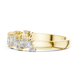 Gold Ring HLR-21, Yellow Gold, view 3