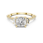 Gold Ring DDLR-283, Yellow Gold, view 4