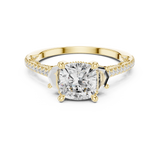 Gold Ring DDLR-283, Yellow Gold, view 4