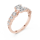 Gold Ring DDLR-1068, Rose Gold, view 2
