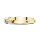 Gold Ring HLR-75, Yellow Gold, view 3