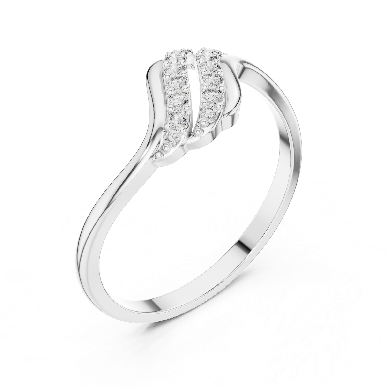 Gold Ring 1 (189), White Gold, view 2