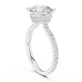 Gold Ring DDLR-1020, White Gold