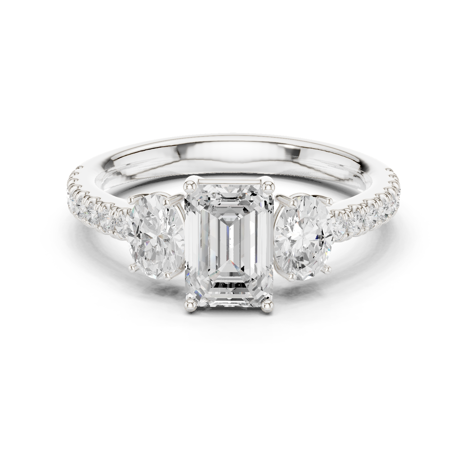 Gold Ring DDLR-706, White Gold
