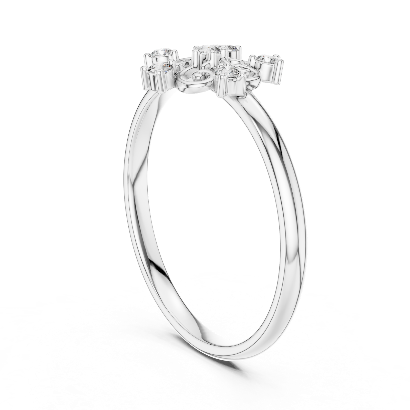 Gold Ring 1 (435), White Gold