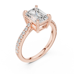 Gold Ring DDLR-876, Rose Gold, view 2
