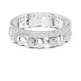 Gold Ring R30, White Gold, view 4